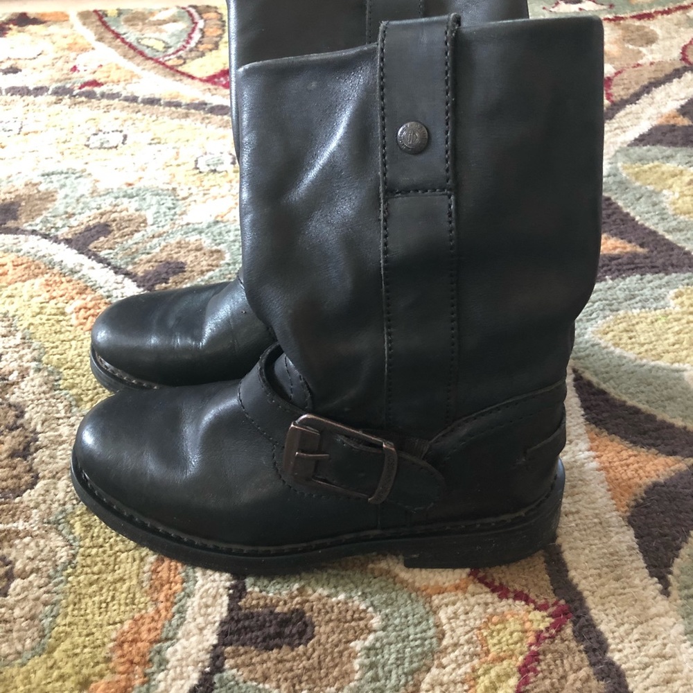 Harley Davidson Black Leather Boots Women’s